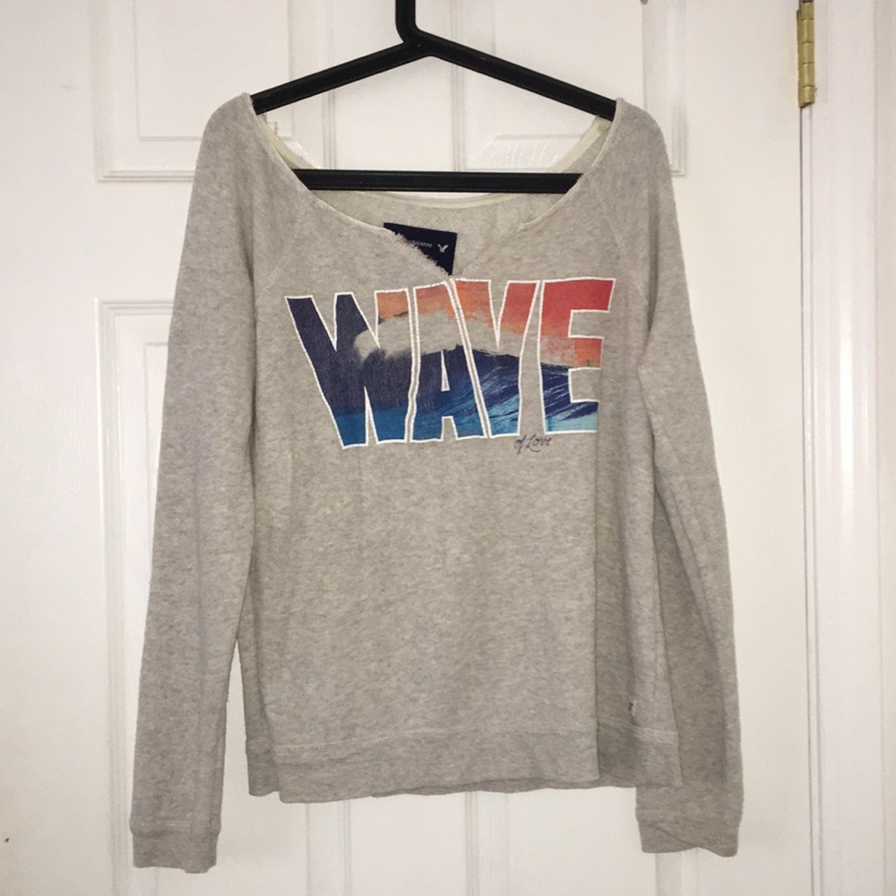 Long wave sleeve shirt